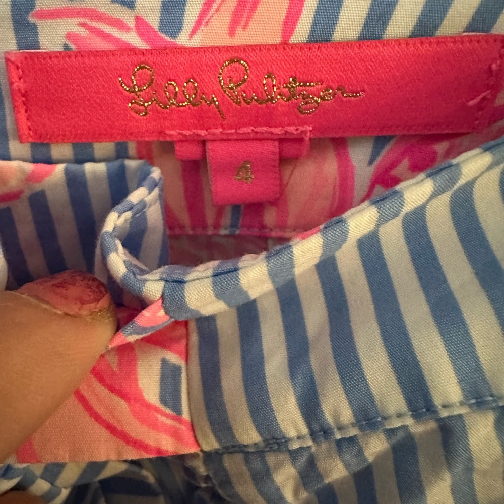 Lilly Pulitzer Larissa Maxi Set in Rum Swizzle Blue Peri - Picture 6 of 12